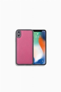 iPhone Case - حافظة ايفونX / XS من الجلد الوردي المجفف 100345978 - Turkey