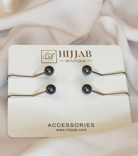 Woman Bonnet & Hijab - 4 pcs Muslim Hijab Clip Scarf 100298835 - Turkey