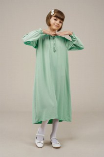 Young Girl Collar Ruffle Detailed Dress 100352516