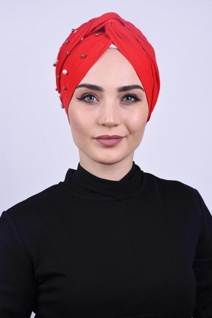 Lavanderose Style - Pearly Twill Bonnet Red 100284978 - Turkey