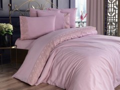 French Lace Ceylin Dowry Duvet Cover Set Powder 100331879