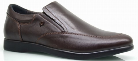 Woman Shoes & Bags - SHOEFLEX AIR CONDITIONED SHOES - BROWN - MEN'S SHOES,Leather Shoes 100325182 - Turkey