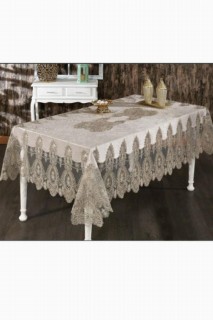 Dowry Land Isabel Single Table Cloth 160x220 Cm Cream 100331722