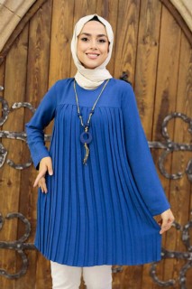 Tunic - Tunique Hijab Bleu Indigo 100341628 - Turkey