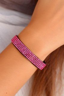 Pink Shiny Design Ladies Bracelet 100318724