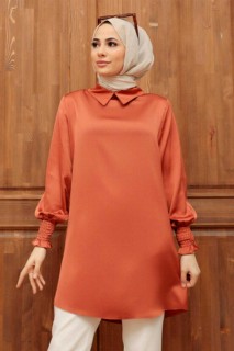 Clothes - Terra Cotto Hijab Tunic 100340368 - Turkey