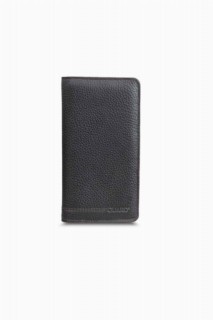 Wallet - Portefeuille unisexe en cuir marron avec entrée pour téléphone 100345893 - Turkey