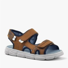 Sandals & Slippers - Wisps Genuine Leather Camouflage Kids Sandals 100352427 - Turkey