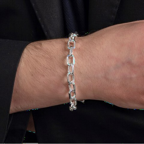 Bracelet - سوار سلسلة من الفضة 100350117 - Turkey