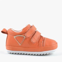 Genuine Leather Orange First Step Toddler Baby Shoes 100278844