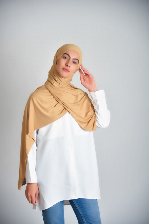 Cotton-Instant Shawl - حجاب القطن الجاهز 100255159 - Turkey