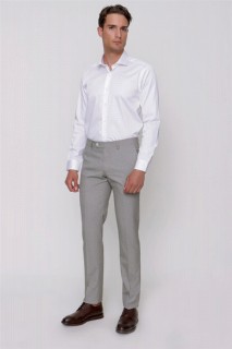 Men's Brown Slim Fit Piticarien Trousers 100350838