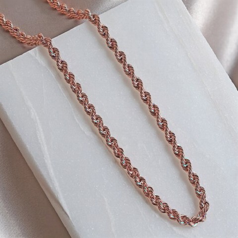 Twisted Women's Silver Chain Rose 100347329