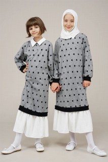 Clothes - Young Girl Polka Dot Dress 100325662 - Turkey
