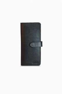 Handbags - Guard Black Leather Phone Wallet with Card and Money Slot 100346257 - Turkey