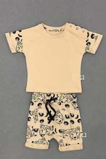 Baby Boy Clothes - Ensemble haut marron à imprimé tigre et boutons-pression pour bébé garçon 100327547 - Turkey