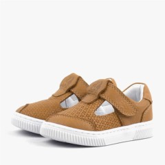 Bheem Genuine Leather Tan Baby Sneaker Sandals 100352459