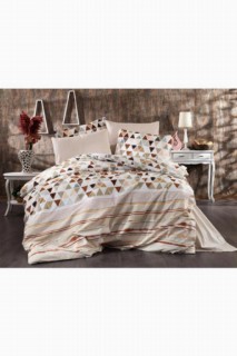 Dowry Land Mix Double Duvet Cover Set Brown 100332503