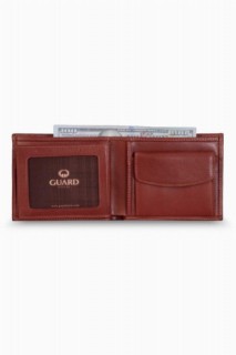 Coin Single Pisot Horizontal Tan Leather Men's Wallet 100345855