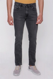 pants - Men's Smoked Monaco Denim Jeans Dynamic Fit Casual Fit 5 Pocket Trousers 100350845 - Turkey