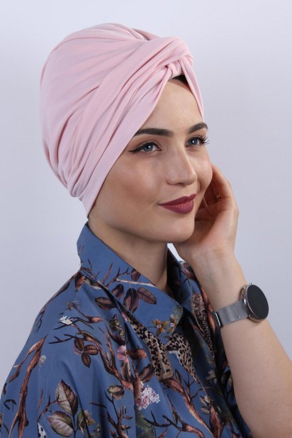 Woman Bonnet & Turban - Roasted Bone Salmon 100285252 - Turkey