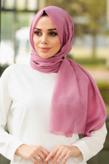 Other Shawls - Dusty Rose Hijab Shawl 100335000 - Turkey