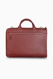 Guard Thin Tan Leather Briefcase 100345592
