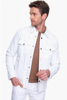 Coat - Men's White Portland Spring Jacket 100350586 - Turkey