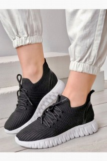 Sneakers & Sports - حذاء رياضي ليروي أسود أبيض وحيد 100344166 - Turkey