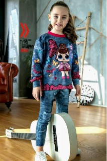 Outwear - Girl's New Butterfly Lol Baby Tights Set 100328081 - Turkey