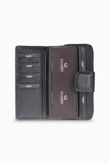 Guard Black Zippered Leather Hand Portfolio 100345267