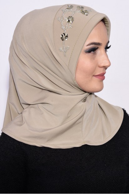 Practical Sequin Hijab Stone Color 100285516