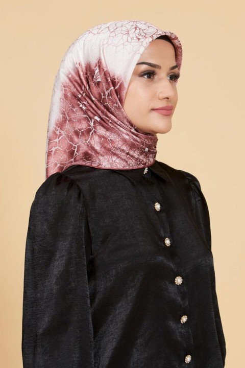 Woman Bonnet & Hijab - وشاح كريستال مخيط يدويًا نسائي 100325760 - Turkey