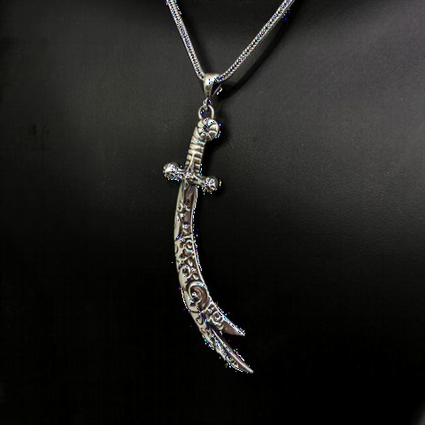 Sword of Zulfikar Silver Necklace 100348860