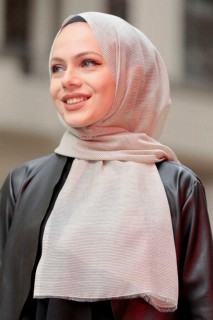 Woman Hijab & Scarf - Châle Hijab Écru 100334954 - Turkey