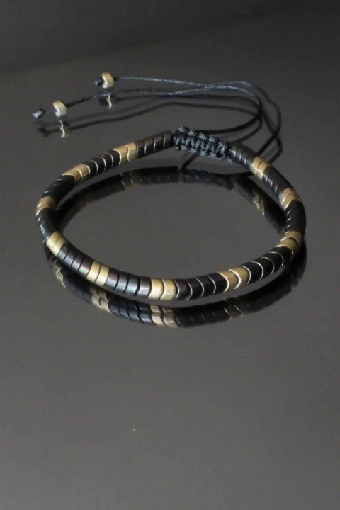 Bracelet - Macrame Natural Stone Men's Bracelet 100327477 - Turkey