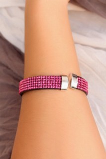 Pink Shiny Design Ladies Bracelet 100318724