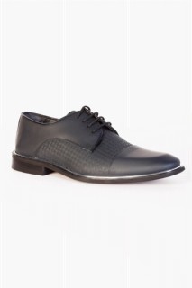Shoes - Mens Navy Blue Neolit ​​Classic Shoes 100350785 - Turkey
