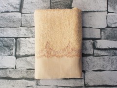 Dowry Towel - Dowry Land Elfida Embroidered Dowery Towel Salmon 100330298 - Turkey