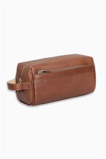 Handbags - Guard Taba Double Compartment Genuine Leather Unisex Handbag 100346272 - Turkey