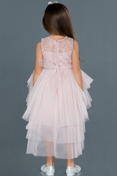 Evening Dresses Kids Evening Dress With Tulle Skirt Guipure 100297705