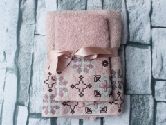 Other Accessories - Dowry Land Soft Pastel Cotton 2 Pcs Bath Towel Set 100330186 - Turkey
