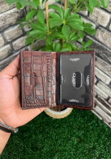 Guard Taba Croco Leather Card Holder 100345852