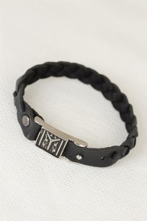 Men - Leather Men's Bracelet 100318505 - Turkey