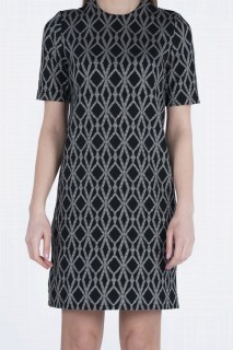 Women's Short Sleeve Patterned Dress 100326249