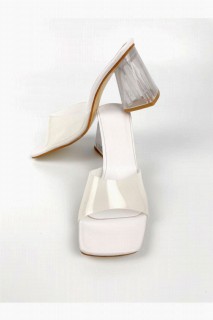 Slipper - Dahlia White Transparent Slippers 100344360 - Turkey