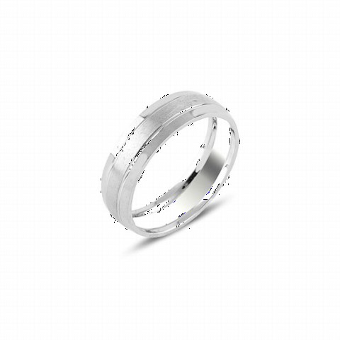 Wedding Ring - خاتم زفاف من الفضة الإسترليني عيار 925 سادة 100347009 - Turkey
