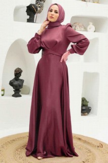 Wedding & Evening - Robe de soirée hijab foncée 100339782 - Turkey