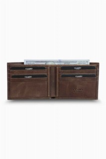 Antique Brown Classic Leather Men's Wallet 100345365