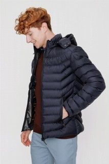 Men's Navy Blue Dynamic Fit Kenora Quilted Coat 100350637